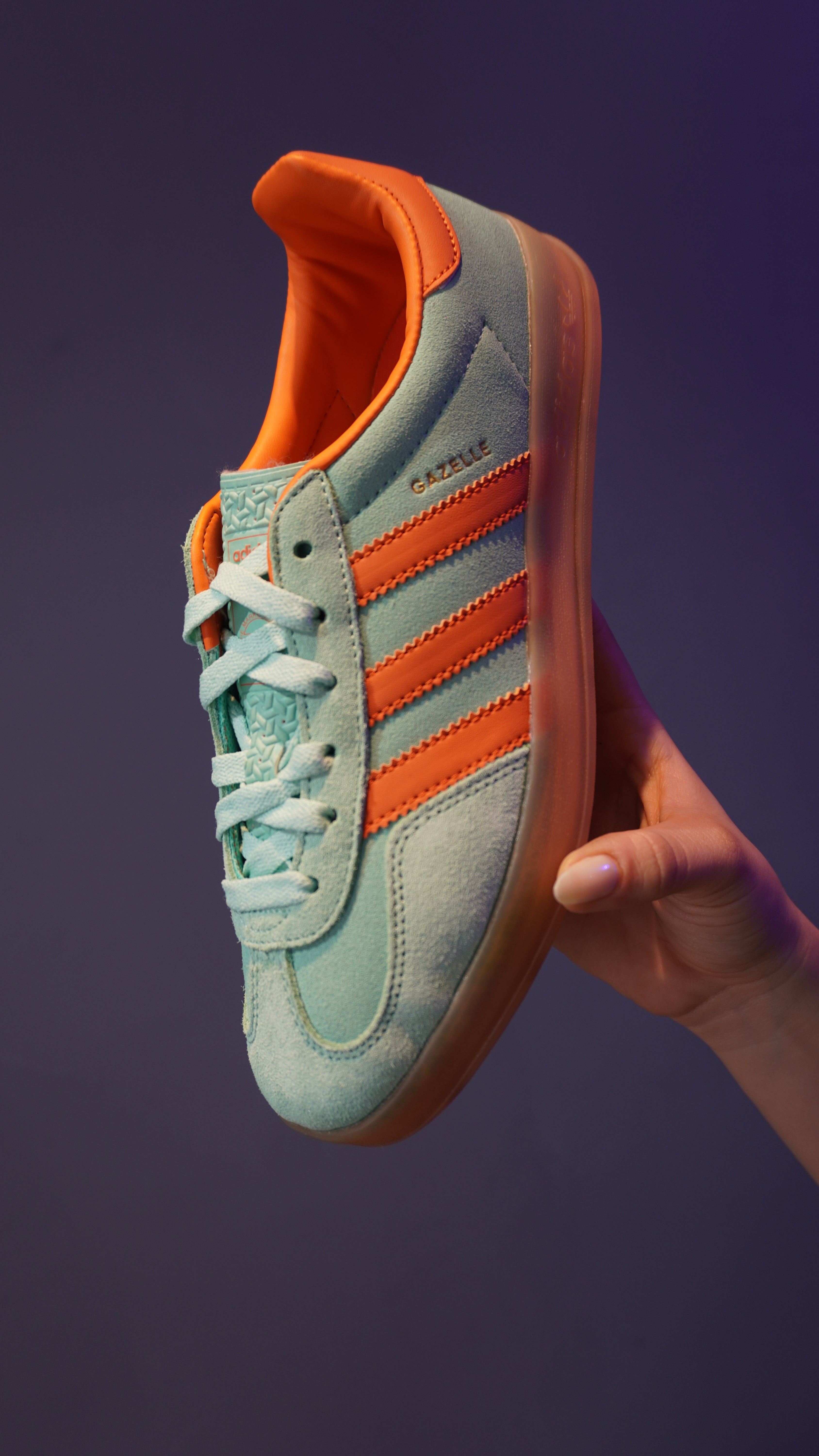Adidas Gazelle Turquoise Orange