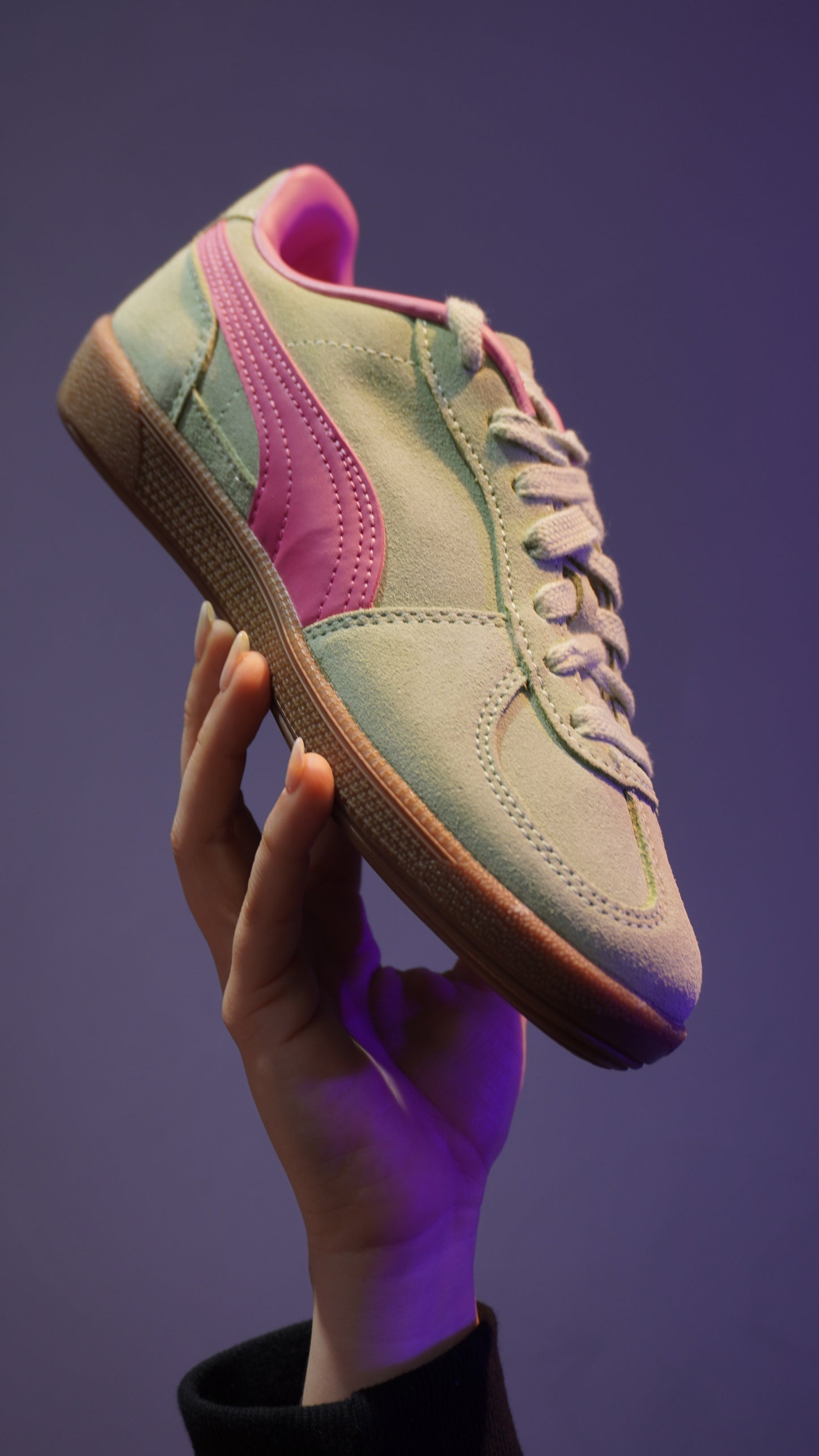 Puma Palermo Pink Green para Mujer