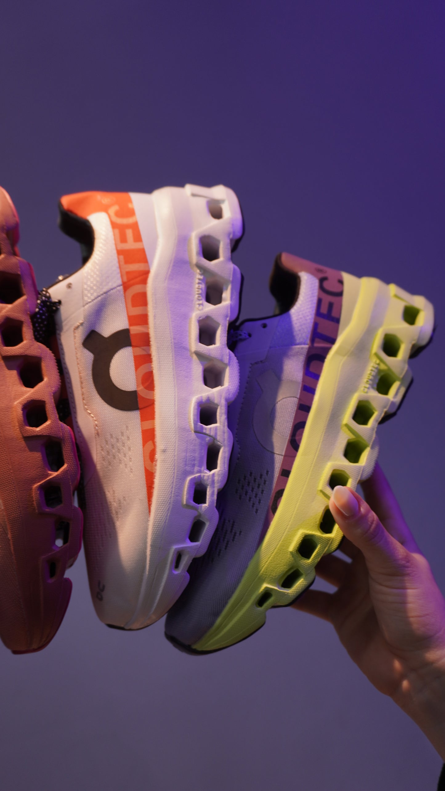 On Cloudmonster Mujer – Color Nimbus, Máxima Amortiguación y Rebote